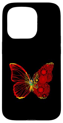 Montenegro Flagge Schmetterling Montenegrinischer Stolz Montenegrinische Flagge Hülle für iPhone 15 Pro von Cool Montenegrin Roots Montenegro