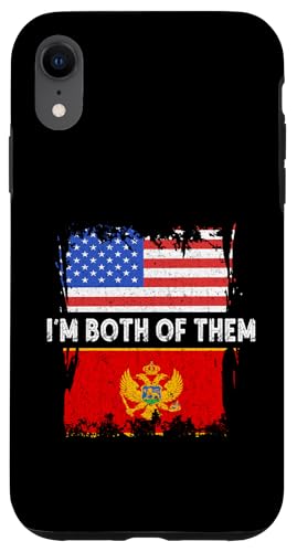 Montenegro Montenegro Flagge I'm Both Of Them USA America Hülle für iPhone XR Montenegro Montenegro Flagge I'm Both Of Them USA America Hülle für iPhone XR von Cool Montenegrin Roots Montenegro