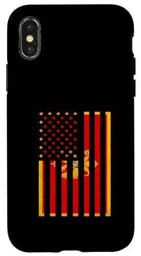 Montenegro USA Amerika Montenegrinische Flagge Montenegrinischer Stolz Hülle für iPhone X/XS Montenegro USA Amerika Montenegrinische Flagge Montenegrinischer Stolz Hülle für iPhone X/XS von Cool Montenegrin Roots Montenegro