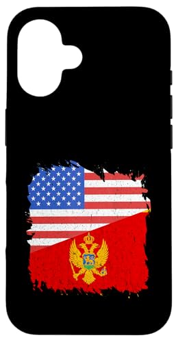 Montenegro USA Montenegro Pride Amerika Montenegrinische Flagge Hülle für iPhone 16 Montenegro USA Montenegro Pride Amerika Montenegrinische Flagge Hülle für iPhone 16 von Cool Montenegrin Roots Montenegro