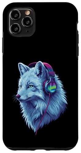 Arctic Wolf With Headphones Colorful Audio Vibe Design Hülle für iPhone 11 Pro Max Arctic Wolf With Headphones Colorful Audio Vibe Design Hülle für iPhone 11 Pro Max von Cool Music Lover Design With Headphones