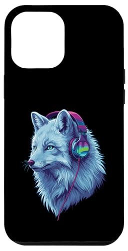 Arctic Wolf With Headphones Colorful Audio Vibe Design Hülle für iPhone 12 Pro Max Arctic Wolf With Headphones Colorful Audio Vibe Design Hülle für iPhone 12 Pro Max von Cool Music Lover Design With Headphones