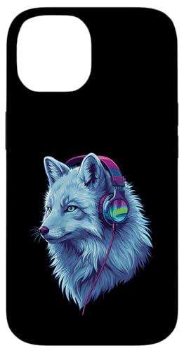 Arctic Wolf With Headphones Colorful Audio Vibe Design Hülle für iPhone 14 Arctic Wolf With Headphones Colorful Audio Vibe Design Hülle für iPhone 14 von Cool Music Lover Design With Headphones