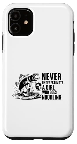 Unterschätze niemals ein Mädchen, das Nudelwels nudelt Hülle für iPhone 11 Unterschätze niemals ein Mädchen, das Nudelwels nudelt Hülle für iPhone 11 von Cool Noodling Catfishing Gifts For Noodler Fishing