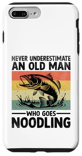 Unterschätze niemals einen alten Mann, der Noodler nudelt Hülle für iPhone 7 Plus/8 Plus Unterschätze niemals einen alten Mann, der Noodler nudelt Hülle für iPhone 7 Plus/8 Plus von Cool Noodling Catfishing Gifts For Noodler Fishing