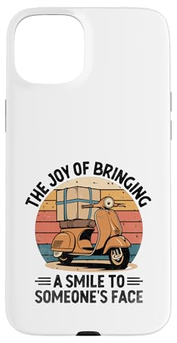 Die Freude, jemandem ein Lächeln ins Gesicht zu zaubern, Delivery Guy Hülle für iPhone 15 Plus Die Freude, jemandem ein Lächeln ins Gesicht zu zaubern, Delivery Guy Hülle für iPhone 15 Plus von Cool Package Box Gift Delivery Guy Sayings