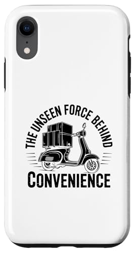 Die unsichtbare Kraft hinter dem Convenience Delivery Guy-Paket Hülle für iPhone XR Die unsichtbare Kraft hinter dem Convenience Delivery Guy-Paket Hülle für iPhone XR von Cool Package Box Gift Delivery Guy Sayings