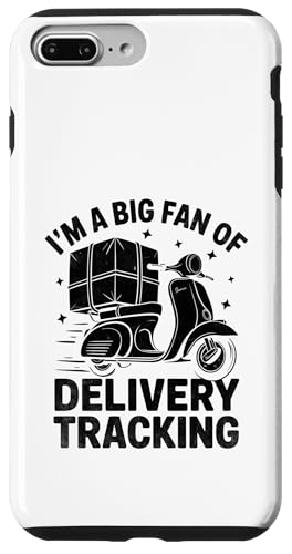 Ich bin ein großer Fan von Sendungsverfolgung Lieferungspaket Hülle für iPhone 7 Plus/8 Plus Ich bin ein großer Fan von Sendungsverfolgung Lieferungspaket Hülle für iPhone 7 Plus/8 Plus von Cool Package Box Gift Delivery Guy Sayings