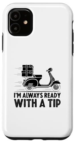 Ich bin immer bereit mit einem Tipp Delivery Guy Paketzustellung Hülle für iPhone 11 Ich bin immer bereit mit einem Tipp Delivery Guy Paketzustellung Hülle für iPhone 11 von Cool Package Box Gift Delivery Guy Sayings