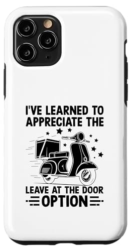 Ich habe gelernt, die Option „An der Tür lassen“ zu schätzen Hülle für iPhone 11 Pro von Cool Package Box Gift Delivery Guy Sayings