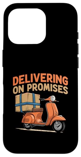 Lieferung bei Versprechen Lieferung Guy Paket Lieferung Hülle für iPhone 16 Pro von Cool Package Box Gift Delivery Guy Sayings