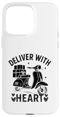Lieferung mit Herz-Zustellung Guy Paket Lieferung Hülle für iPhone 15 Pro Max Lieferung mit Herz-Zustellung Guy Paket Lieferung Hülle für iPhone 15 Pro Max von Cool Package Box Gift Delivery Guy Sayings