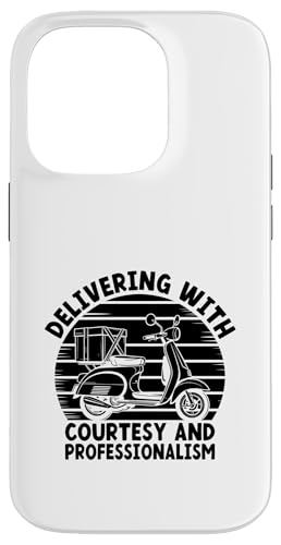 Lieferung mit Höflichkeit und Professionalität Delivery Guy Hülle für iPhone 14 Pro Lieferung mit Höflichkeit und Professionalität Delivery Guy Hülle für iPhone 14 Pro von Cool Package Box Gift Delivery Guy Sayings