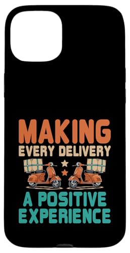 Machen Sie jede Lieferung zu einem positiven Erlebnis-Lieferpaket Hülle für iPhone 15 Plus von Cool Package Box Gift Delivery Guy Sayings
