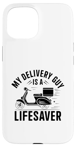 Meine Lieferung ist eine lebensrettende Lieferung Guy Paket Lieferung Hülle für iPhone 15 Meine Lieferung ist eine lebensrettende Lieferung Guy Paket Lieferung Hülle für iPhone 15 von Cool Package Box Gift Delivery Guy Sayings