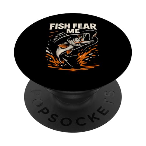 Barsch Angeln Fisch Fear Me Vintage Jungen Lustig Angeln PopSockets Klebender PopGrip Barsch Angeln Fisch Fear Me Vintage Jungen Lustig Angeln PopSockets Klebender PopGrip von Cool Papa - Bass Fishing Gear