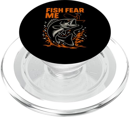 Barsch Angeln Fisch Fear Me Vintage Jungen Lustig Angeln PopSockets PopGrip für MagSafe Barsch Angeln Fisch Fear Me Vintage Jungen Lustig Angeln PopSockets PopGrip für MagSafe von Cool Papa - Bass Fishing Gear