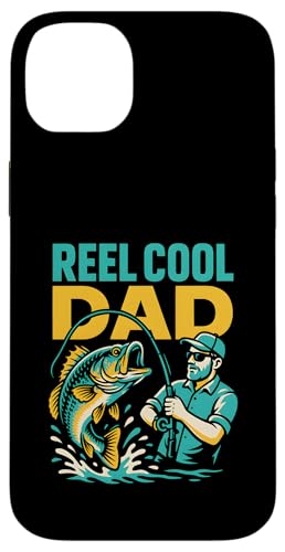 Barsch-Angelrolle Cool Dad Vintage Herren lustig Angeln Hülle für iPhone 14 Plus von Cool Papa - Bass Fishing Gear