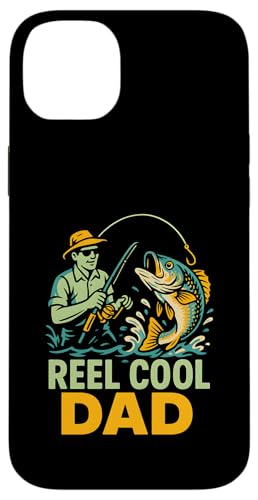 Barsch-Angelrolle Cool Dad Vintage Herren lustig Angeln Hülle für iPhone 14 Plus von Cool Papa - Bass Fishing Gear
