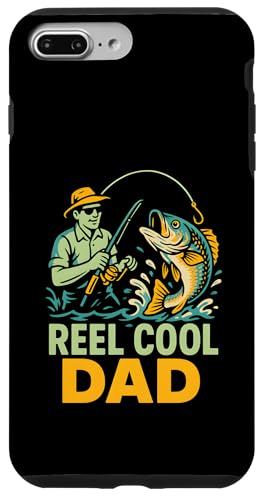 Barsch-Angelrolle Cool Dad Vintage Herren lustig Angeln Hülle für iPhone 7 Plus/8 Plus von Cool Papa - Bass Fishing Gear