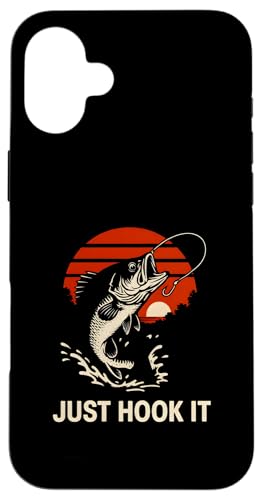 Barschangeln Just Hook It Lustige Jungenrolle Cool Papa Hülle für iPhone 16 Plus von Cool Papa - Bass Fishing Gear