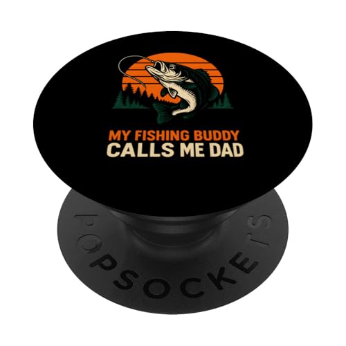 Bass Fishing My Fishing Buddy Calls Me Dad Vintage Herren Funn PopSockets Klebender PopGrip Bass Fishing My Fishing Buddy Calls Me Dad Vintage Herren Funn PopSockets Klebender PopGrip von Cool Papa - Bass Fishing Gear