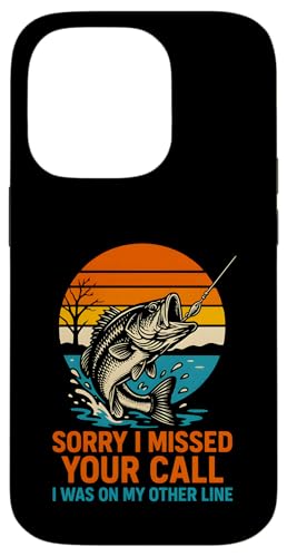 Bassfischen Tut mir leid, ich habe deinen Anruf verpasst. Coole Jungs, lustiges Angeln Hülle für iPhone 14 Pro von Cool Papa - Bass Fishing Gear