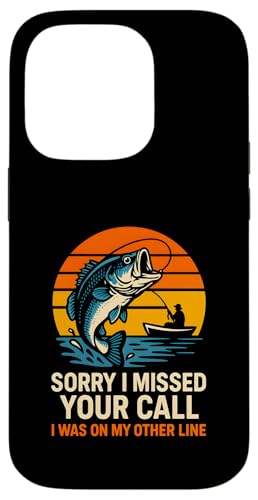 Bassfischen Tut mir leid, ich habe deinen Anruf verpasst. Coole Jungs, lustiges Angeln Hülle für iPhone 14 Pro von Cool Papa - Bass Fishing Gear