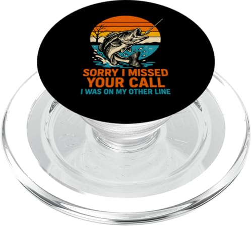 Bassfischen Tut mir leid, ich habe deinen Anruf verpasst. Coole Jungs, lustiges Angeln PopSockets PopGrip für MagSafe Bassfischen Tut mir leid, ich habe deinen Anruf verpasst. Coole Jungs, lustiges Angeln PopSockets PopGrip für MagSafe von Cool Papa - Bass Fishing Gear
