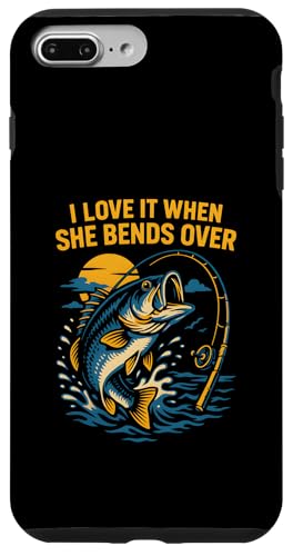 Love It When She Bends Over Funny Herren Big Mouth Bass Fishi Hülle für iPhone 7 Plus/8 Plus von Cool Papa - Bass Fishing Gear