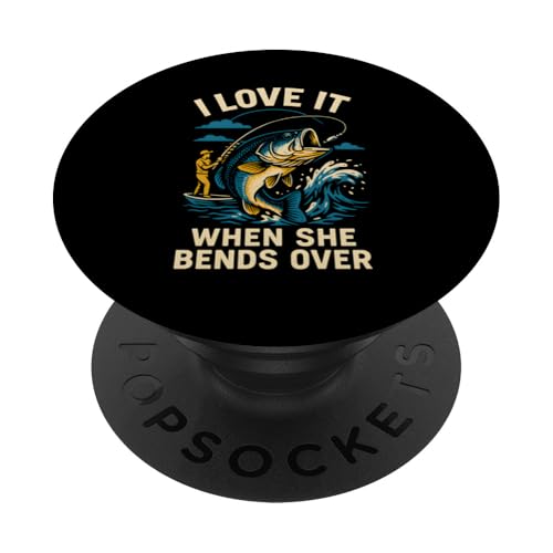 Love It When She Bends Over Funny Herren Big Mouth Bass Fishi PopSockets Klebender PopGrip Love It When She Bends Over Funny Herren Big Mouth Bass Fishi PopSockets Klebender PopGrip von Cool Papa - Bass Fishing Gear