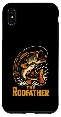The Rod Father Funny Herren Vintage Big Mouth Bass Angeln Hülle für iPhone XS Max von Cool Papa - Bass Fishing Gear