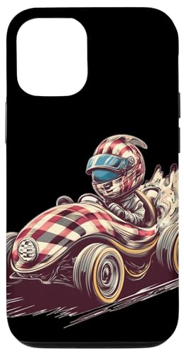 Cooles Rennfahrer im Rennfahrzeug Kostüm für Jungen und Mädchen Hülle für iPhone 12/12 Pro von Cool Racing