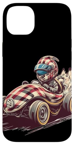 Cooles Rennfahrer im Rennfahrzeug Kostüm für Jungen und Mädchen Hülle für iPhone 14 Plus von Cool Racing