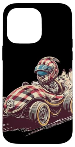 Cooles Rennfahrer im Rennfahrzeug Kostüm für Jungen und Mädchen Hülle für iPhone 14 Pro Max von Cool Racing