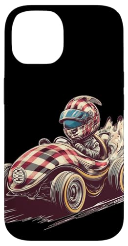 Cooles Rennfahrer im Rennfahrzeug Kostüm für Jungen und Mädchen Hülle für iPhone 14 von Cool Racing