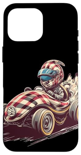 Cooles Rennfahrer im Rennfahrzeug Kostüm für Jungen und Mädchen Hülle für iPhone 16 Pro Max Cooles Rennfahrer im Rennfahrzeug Kostüm für Jungen und Mädchen Hülle für iPhone 16 Pro Max von Cool Racing