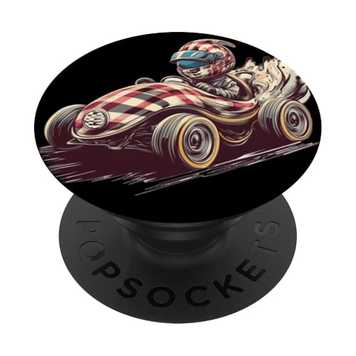 Cooles Rennfahrer im Rennfahrzeug Kostüm für Jungen und Mädchen PopSockets Klebender PopGrip Cooles Rennfahrer im Rennfahrzeug Kostüm für Jungen und Mädchen PopSockets Klebender PopGrip von Cool Racing