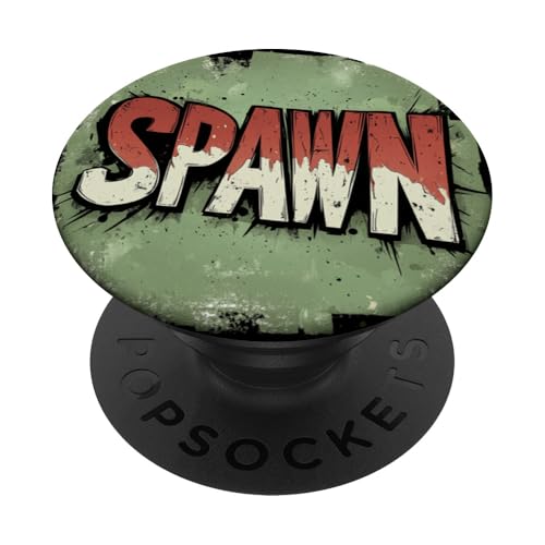 Fantastisches Spawn-Logo PopSockets Klebender PopGrip von Cool Spawn Outfit