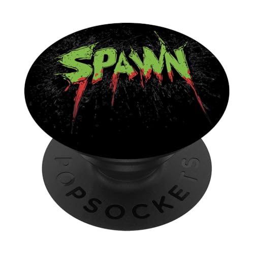 Lustiges grünes Spawn-Kostüm PopSockets Klebender PopGrip von Cool Spawn Outfit
