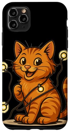 Lustige Katze mit Lichterkette Kostüm Hülle für iPhone 11 Pro Max Lustige Katze mit Lichterkette Kostüm Hülle für iPhone 11 Pro Max von Cool String Lights