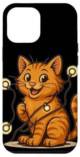 Lustige Katze mit Lichterkette Kostüm Hülle für iPhone 12 Pro Max Lustige Katze mit Lichterkette Kostüm Hülle für iPhone 12 Pro Max von Cool String Lights