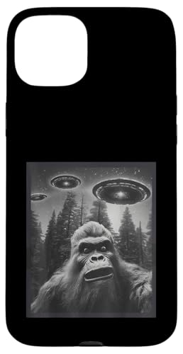 Lustiges Grafik-T-Shirt für Männer und Frauen, Bigfoot Sasquatch Alien Hülle für iPhone 15 Plus Lustiges Grafik-T-Shirt für Männer und Frauen, Bigfoot Sasquatch Alien Hülle für iPhone 15 Plus von Cool Tees