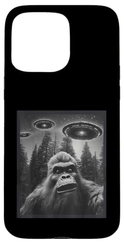 Lustiges Grafik-T-Shirt für Männer und Frauen, Bigfoot Sasquatch Alien Hülle für iPhone 15 Pro Max von Cool Tees