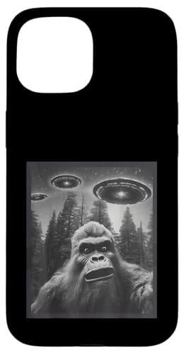 Lustiges Grafik-T-Shirt für Männer und Frauen, Bigfoot Sasquatch Alien Hülle für iPhone 15 Lustiges Grafik-T-Shirt für Männer und Frauen, Bigfoot Sasquatch Alien Hülle für iPhone 15 von Cool Tees
