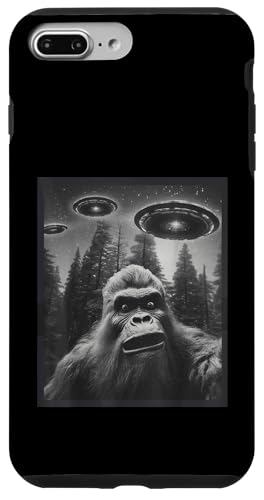 Lustiges Grafik-T-Shirt für Männer und Frauen, Bigfoot Sasquatch Alien Hülle für iPhone 7 Plus/8 Plus von Cool Tees