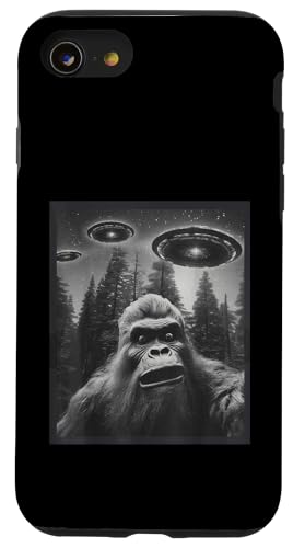 Lustiges Grafik-T-Shirt für Männer und Frauen, Bigfoot Sasquatch Alien Hülle für iPhone SE (2020) / 7 / 8 von Cool Tees