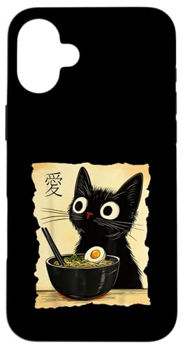 Lustiges Katzen-T-Shirt mit Ramen-Grafik, japanische Kawaii-Anime-Katze Hülle für iPhone 16 Plus Lustiges Katzen-T-Shirt mit Ramen-Grafik, japanische Kawaii-Anime-Katze Hülle für iPhone 16 Plus von Cool Tees