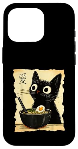 Lustiges Katzen-T-Shirt mit Ramen-Grafik, japanische Kawaii-Anime-Katze Hülle für iPhone 16 Pro Lustiges Katzen-T-Shirt mit Ramen-Grafik, japanische Kawaii-Anime-Katze Hülle für iPhone 16 Pro von Cool Tees