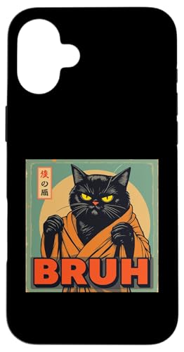 Lustiges Katzenbürsten-Meme für Jungen und Mädchen, Männer und Frauen, japanischer Anime Hülle für iPhone 16 Plus von Cool Tees